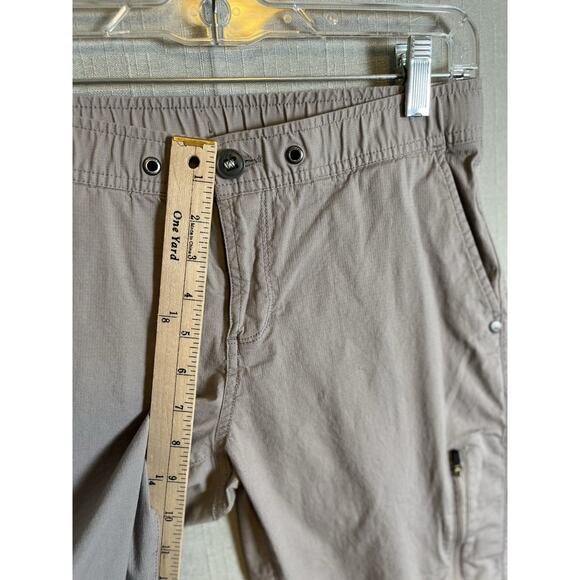 Vuori Ripstop Hiking Pants Women Size Small VW401 Tan Khaki No Drawstring - Picture 4 of 10